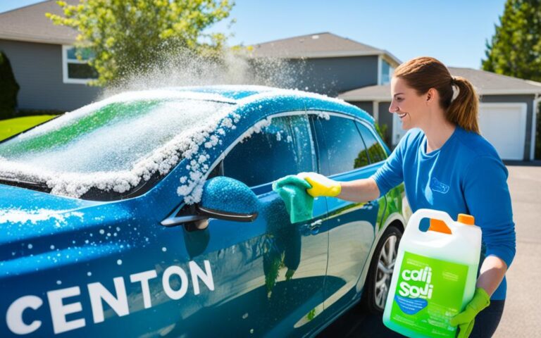 can you use dish soap to wash your car